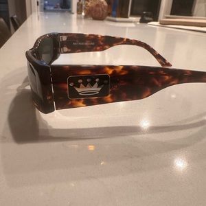 Crown deluxe sunglasses rat rod greaser tortoise shell brown